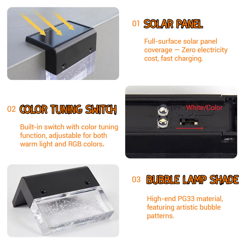 Helix Solar Step Lights 6-Pack PT0604 (6 pieces)