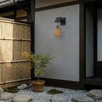 Haiku Solar Rattan Wall Light PT0909 | 4 Modes USB Backup