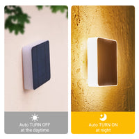 Solar-powered circle pathway light with 1300mAh battery and 5-6H charge time