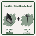 Taurus Solar Wall Step Light PT0713 [2-pieces] + Gemini Solar Landscape Spotlight PT0714 [2-pieces]
