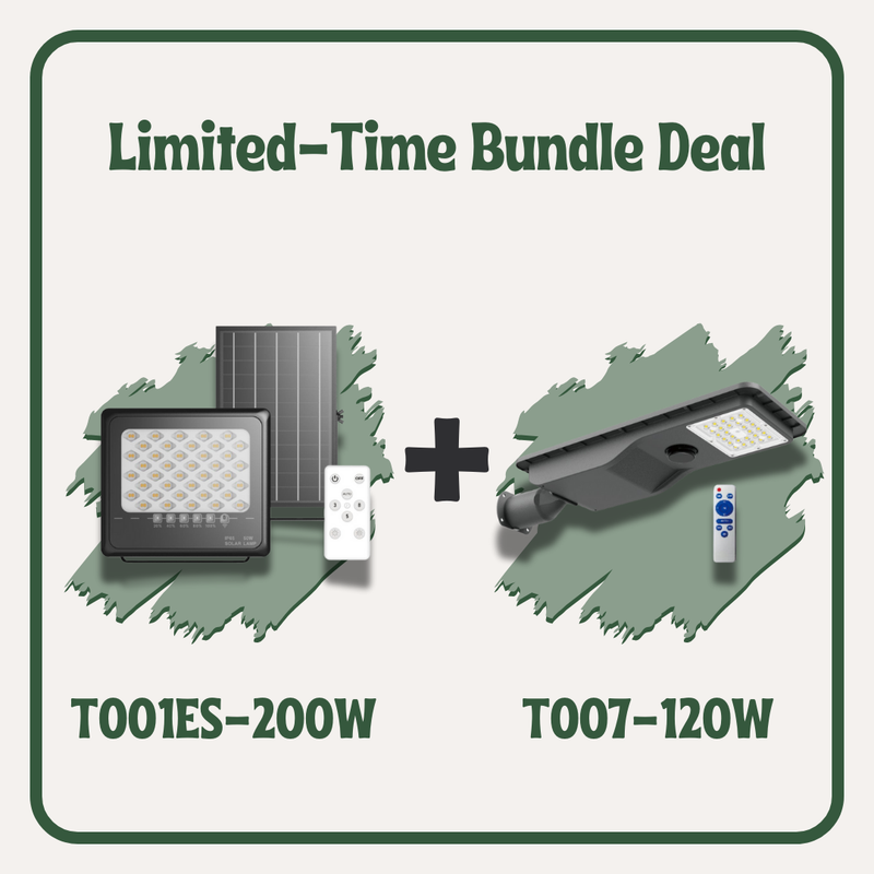 Nexa T007 (120w) + Modo T001ES (200w) Motion Sensor Floodlights