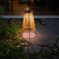 Solar Handwoven Garden Lawn Light - HAIKU Bamboo Garden Path Light PT0905