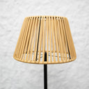 Solar Handwoven Bamboo Floor Lamp - HAIKU solar garden light PT0904
