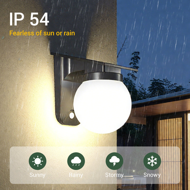 Eco-friendly floating planet light with auto on/off and IP54 rating