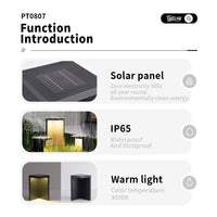 Garden Decoration Lights  Solar Table And Chair Lights PT0807