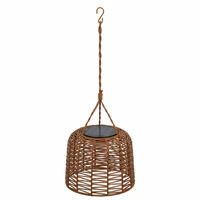 Haiku Solar Rattan Pendant Light PT0907 | Handwoven