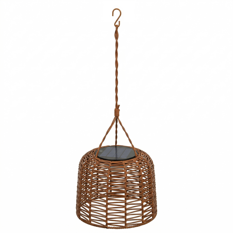 Haiku Solar Rattan Pendant Light PT0907 | Handwoven