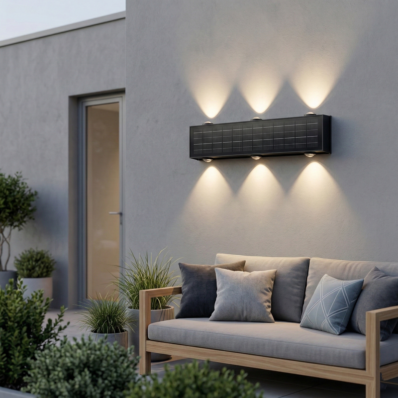 8W Solar Wall Wash Light – Warm White 3000K PT0802