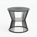 Hexagon Outdoor Furniture with Solar Lights PF003| 30H Glow | D270 Stool + D600 Table