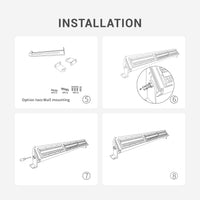 Waterproof Linear  High Bay 140LM/W 6500K 150CM Cable With Plug For Warehouse Garage Gym Barn Factory H018E-100W