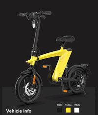 Outway 14“ Foldable Electric Bike | Removable Battery - SHH1