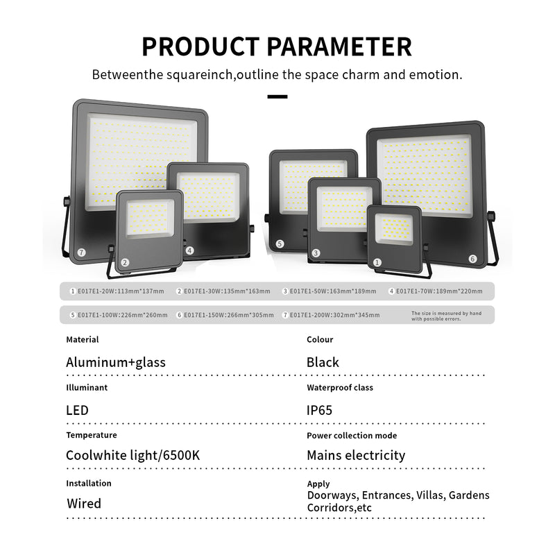 Outway E017EI Waterproof LED Floodlight  20w-200w