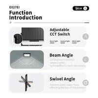 Voro Tri-Color Floodlight E027EI-150W-CCT