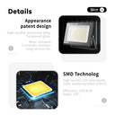 Voro Tri-Color Floodlight E027EI-50W-CCT
