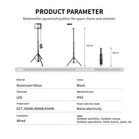 Outway Outdoor Work Light Adjustable Tripod Stand 100W LED Spotlight Flood Lights/1.55m Stand