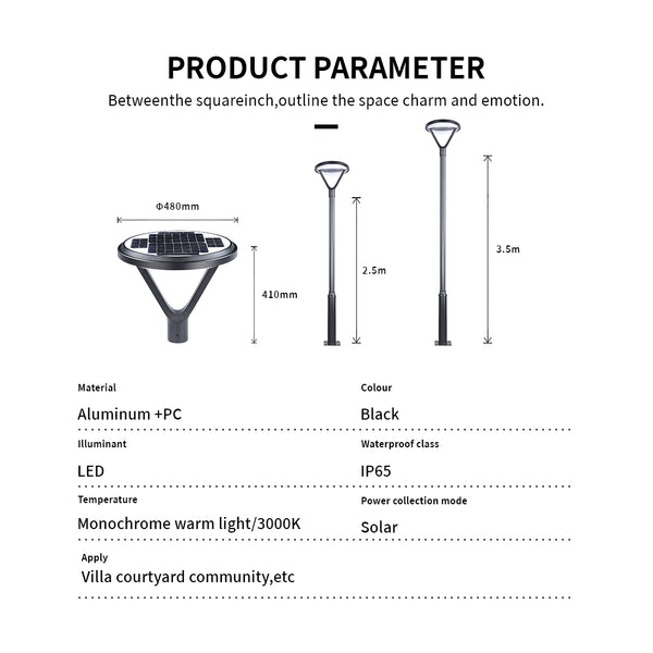 Outway Solar Motion Sensor Garden Light
