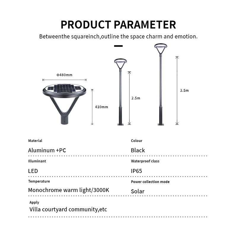 Outway Solar Motion Sensor Garden Light