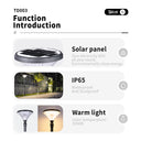 Outway TD003 Solar Garden Light | Pole Not Included