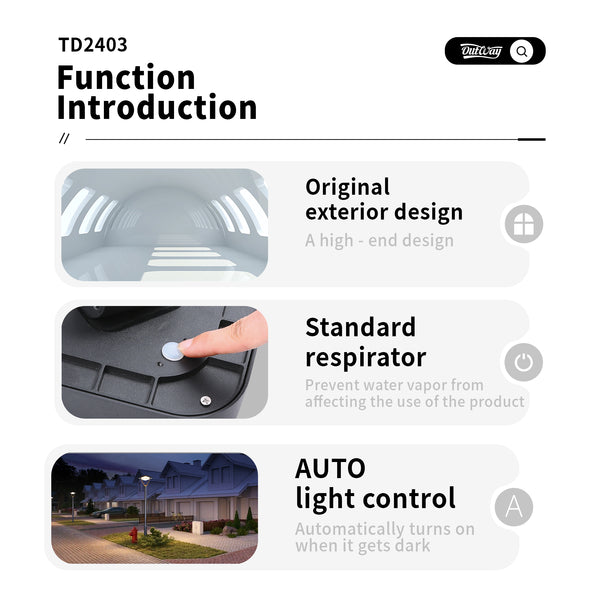 Outdoor solar lights for fence posts