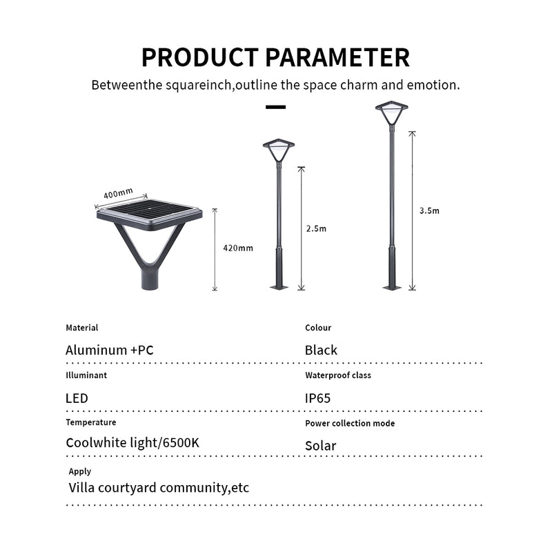 Outway TD2403 Solar Motion Sensor Garden Light
