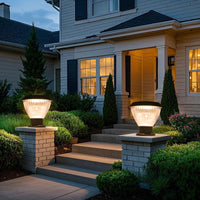Priva Solar Pillar Light Pumpkin|3 Colours|All-Night|PT0111