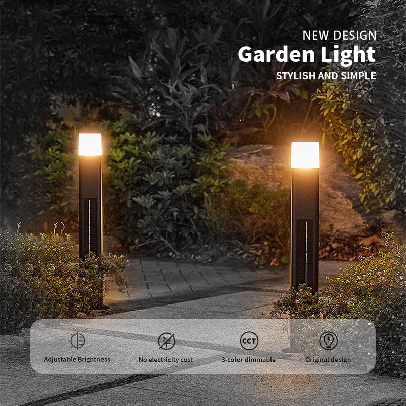 3-In-1 Solar Bollard Light Motion Sensor IP54 PT0730