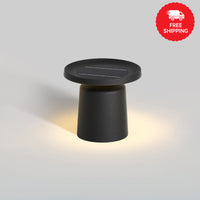 Outdoor 2IN1 Solar Garden Light With Side Storage Table Lamp Versatile Design For Garden And Balcony PT0802