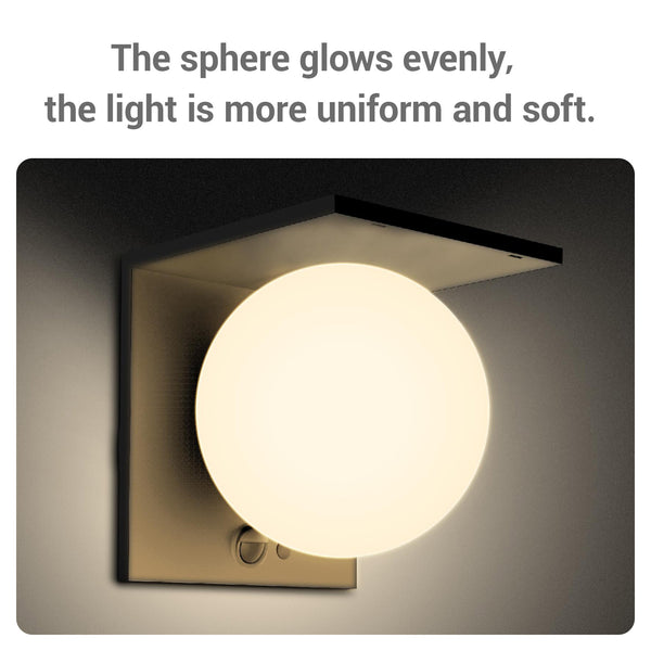 Ivory white solar-powered light with wide lighting angle and durable ABS body