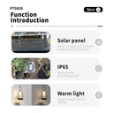 Solar Outdoor Hanging  Garden Light Dew Lamp PT0808