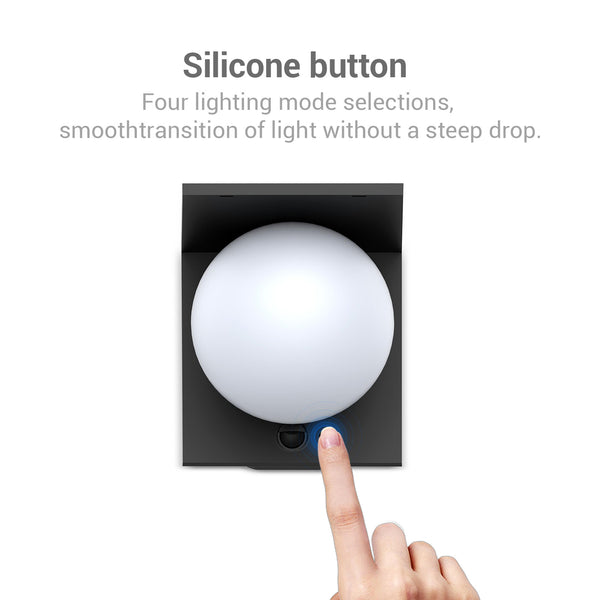Bright 1000LM solar lamp with 4 lighting modes and IP54 waterproof protection
