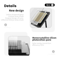 Solar led pir floodlights