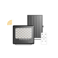 Solar powered LED floodlights