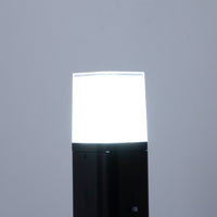 Solar powered bollard garden lights