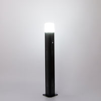 Solar powered bollard garden lights