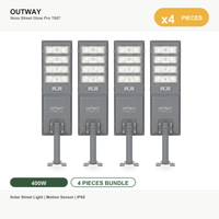 Nexa Street Glow Pro Solar Street Light T007 | 60000LM | 3 Modes | IP65