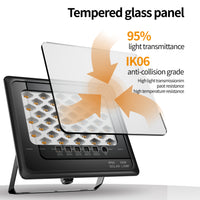 Tempered Glass Solar Panel Floodlights