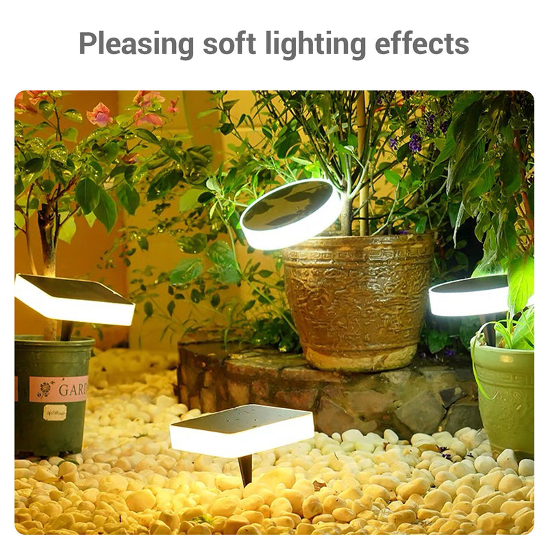 Warm white LED solar light with 8-11 hours auto illumination