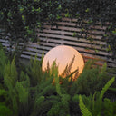 Waterproof LED Resin Moon Outdoor Solar Garden Light Warm Light
