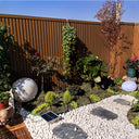 Waterproof LED Resin Moon Outdoor Solar Garden Light Warm Light