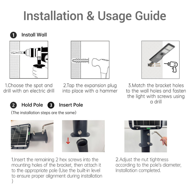Nexa Motion Sensor Solar Floodlight T007