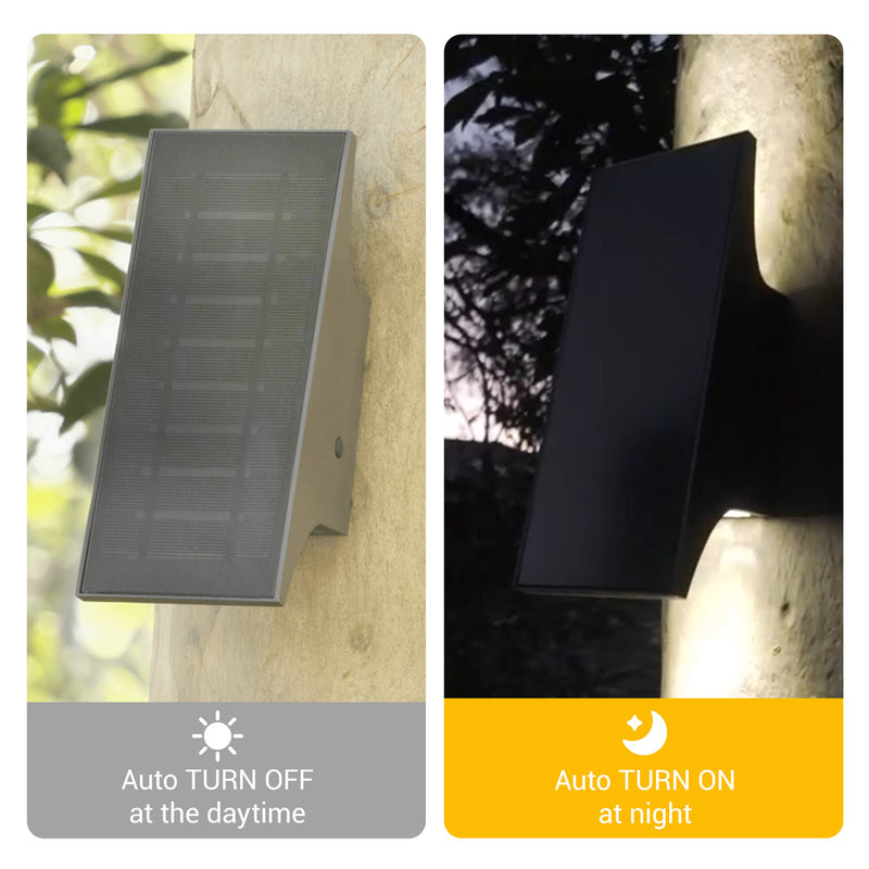 Aquarius Solar Up & Down Wall Light PT0710
