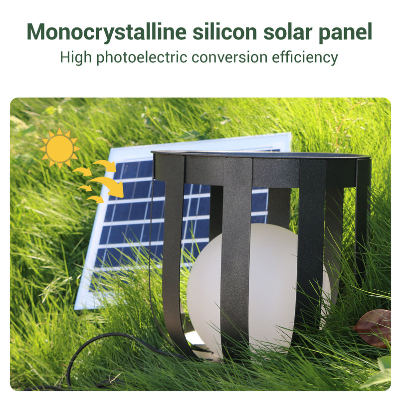 Jivo Solar Floor Lamp With Table PT0805W