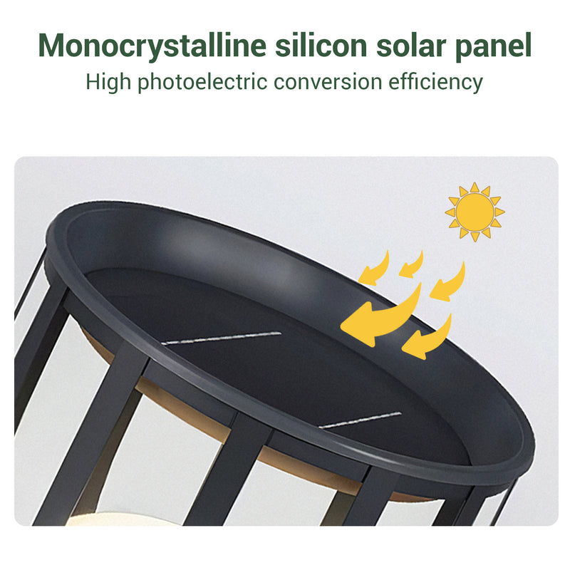 Cava Solar Floor Lamp With Table PT0805N