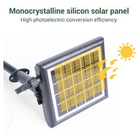 Monocrystalline silicon solar panel with high photoelectric conversion efficiency on a white background