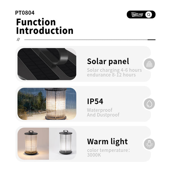 Solar garden light built for Australian weather, offering eco-friendly illumination.