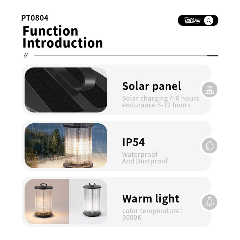 Solar garden light built for Australian weather, offering eco-friendly illumination.