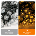 Solar Fairy Lights with Remote - 12M 100 LED Warm White & 8 Modes PT0610