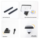 Bright LED solar walkway light, ideal for paths, flowerbeds, and courtyards.