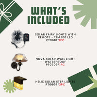 Fairy Lights, Wall Light & Step Lights Set