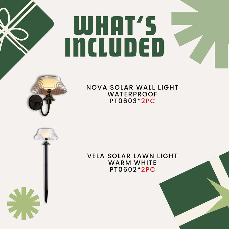 Lawn Lights & Wall Lights Duo